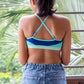 Best of Both Worlds Multiway Bra (Green - Navy Blue)