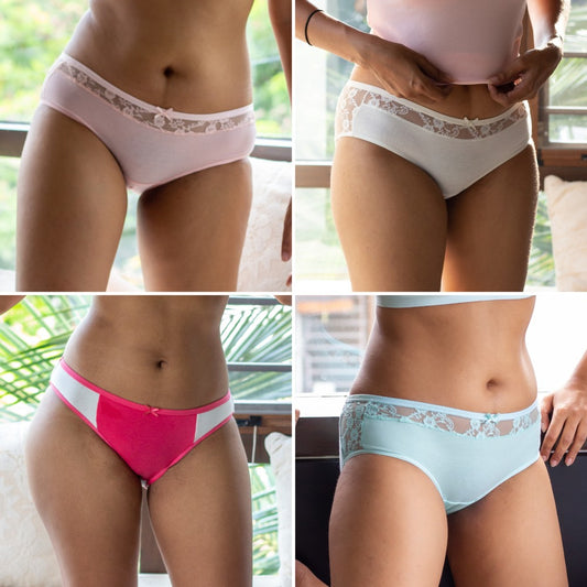 Pastel Pop Panty Combo (Pack of 4)