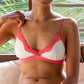 The Free Spirited Bra Panty Set (Pink - White)